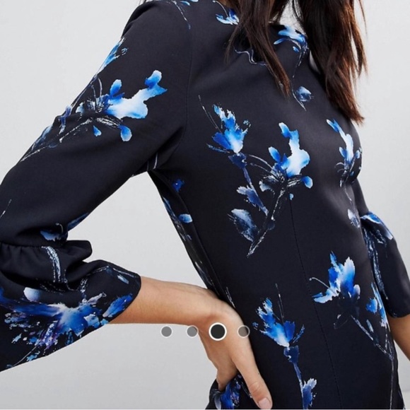 NWOT Paper Dolls London Floral Midi Dress - Picture 4 of 16